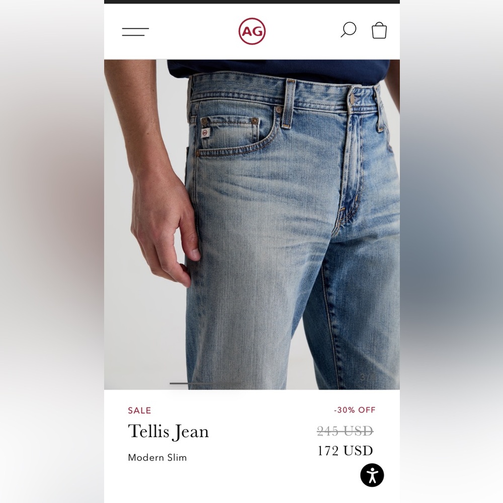 AG Tellis modern slim jeans